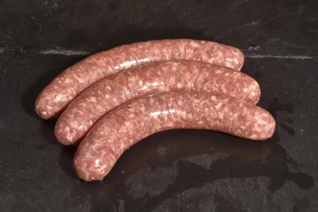 Saucisse porc bœuf BIO 500 gr