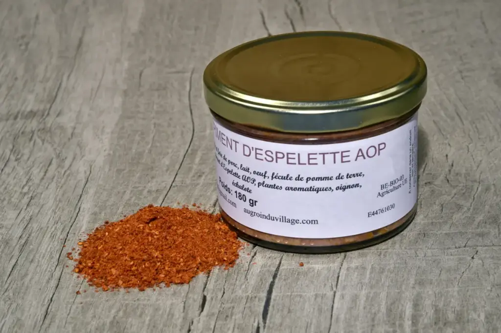 Verrine de pâté au piment d'Espelette (180 gr)