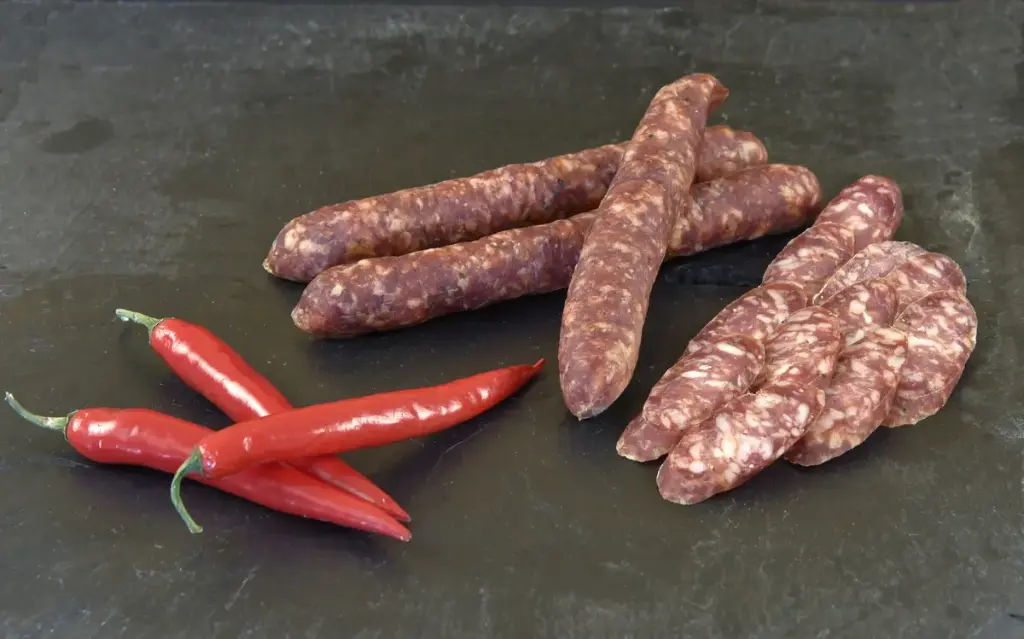 Saucisse sèche piquante (3 Pc)