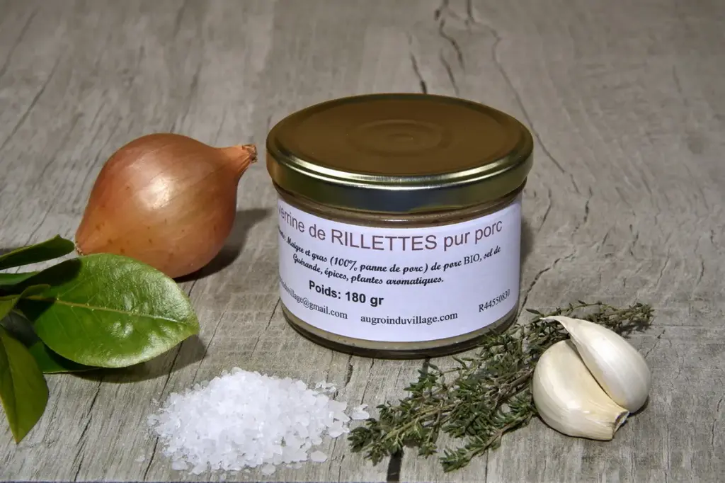 Verrine de rillettes pur porc (180 gr)