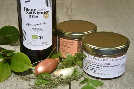 Verrine de tête pressée à la française coupée au couteau(180 gr)